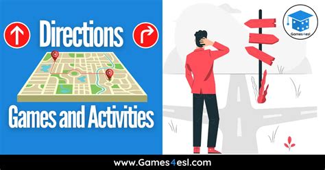 Directions Games | 6 Fun Activities About Giving Directions In English | Games4esl