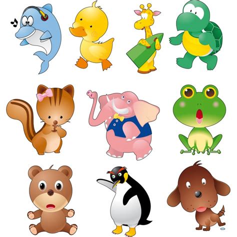 Planche 10 Stickers muraux enfant bébé Animaux 30x30cm - Art Déco Stickers