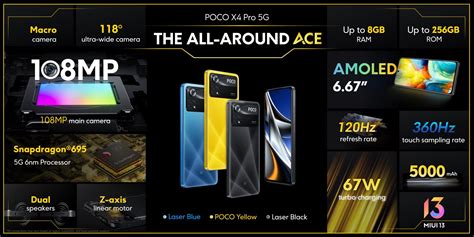 POCO X4 Pro 5G, POCO M4 Pro launched with AMOLED display, MIUI 13, 5 ...