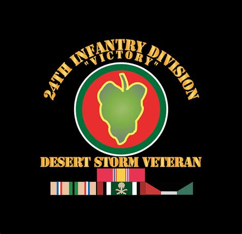 Army - 24th Infantry Division - Desert Storm Veteran X 300 Digital Art ...