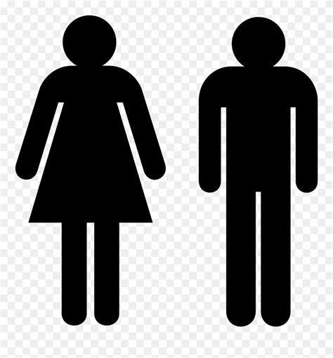 Public Toilet Bathroom Sign Boy Female - Girl And Boy Toilet Sign Clipart (#5591550) - PinClipart