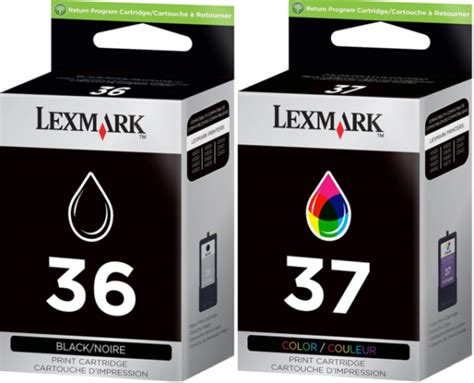 Lexmark Genuine 36/37 Black/CYM Ink Cartridge for sale online | eBay