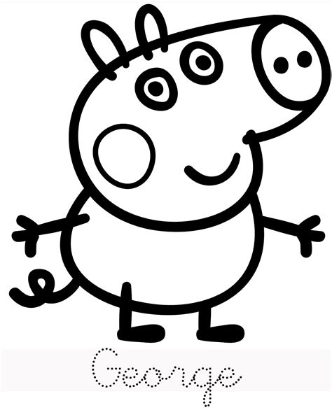 Peppa Pig #43942 (Cartoons) – Free Printable Coloring Pages