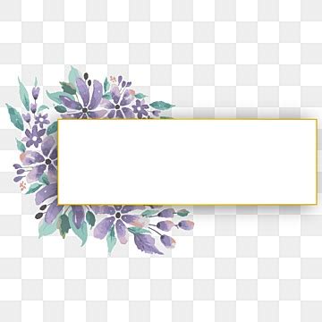 Floral Text Box PNG Transparent Images Free Download | Vector Files | Pngtree