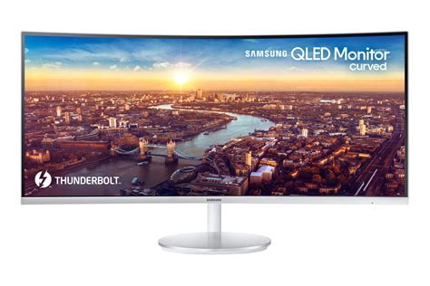 Samsung Unveils First Thunderbolt 3 QLED Curved Monitor at CES 2018