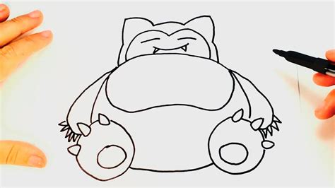 Snorlax Drawing We will guide you through drawing a snorlax with the following instructional steps