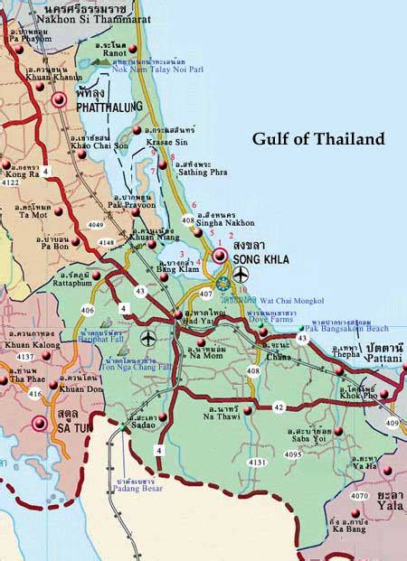 Hat Yai Map - Thailand