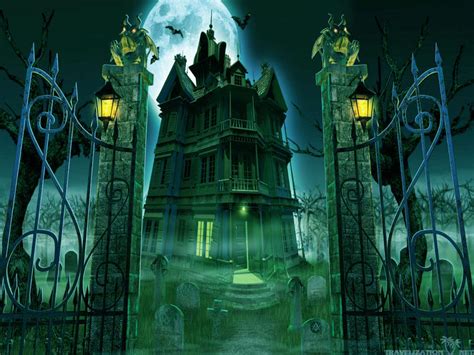 Halloween Cemetery Wallpaper