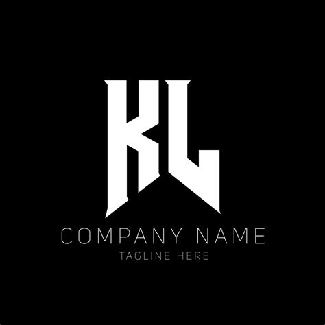 KL Letter Logo Design. Initial letters KL gaming's logo icon for ...