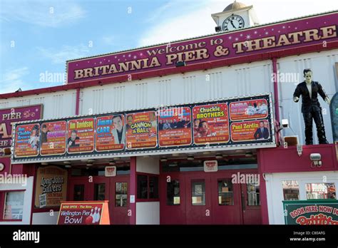 Britannia Pier and Theatre Great Yarmouth Norfolk England Uk Stock ...