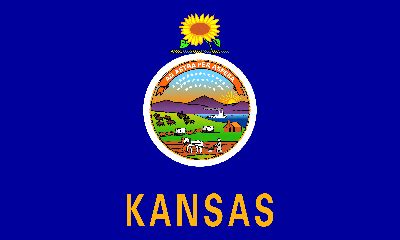 Kansas flag vector - Country flags