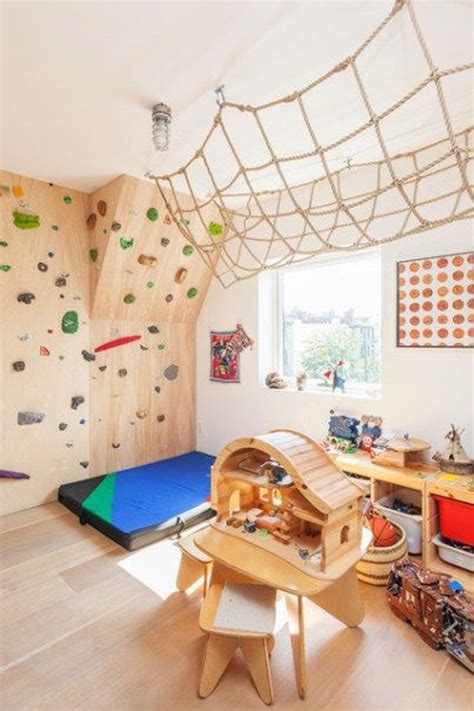 25 Indoor Climbing Wall Ideas For Kids Playground | Housetodecor.com