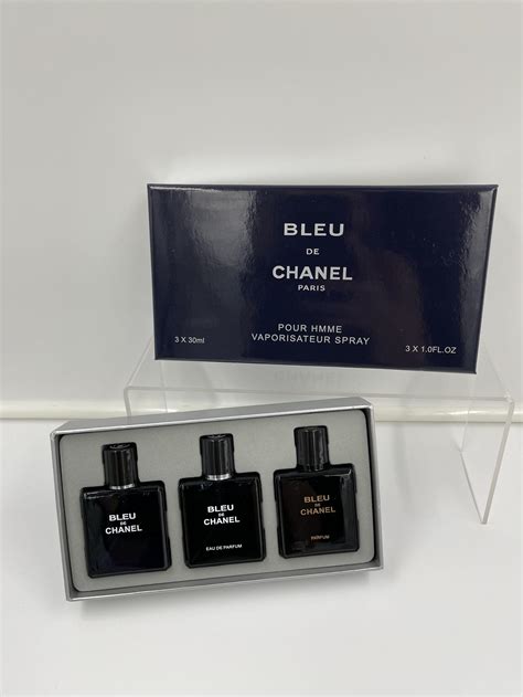 Authentic Chanel Bleu Gift Set with Paperbag, Beauty & Personal Care ...