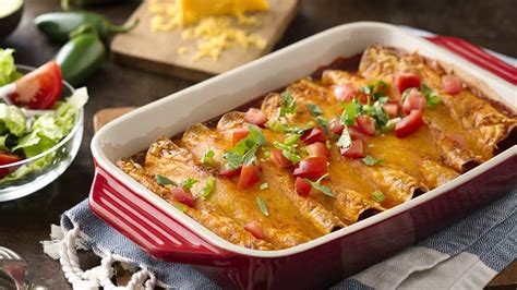 Easy Chicken and Black Bean Enchiladas recipe from Pillsbury.com