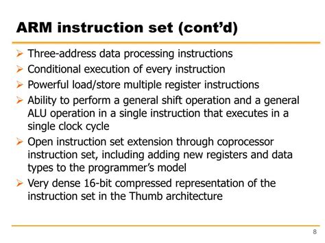 PPT - ARM Introduction & Instruction Set Architecture PowerPoint Presentation - ID:188668