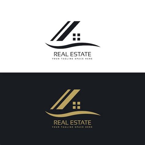 Free Vector | Real estate logo