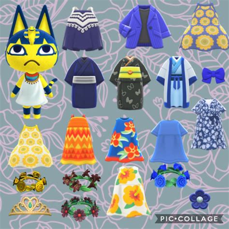 ACNH Ankha outfits | Animal crossing 3ds, Animal crossing characters, New animal crossing