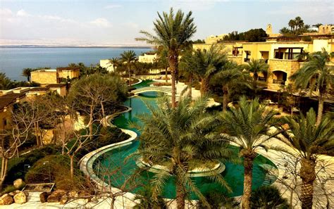 One of the many swimming pools at Hotel Kempinski Dead Sea Resort Jordan