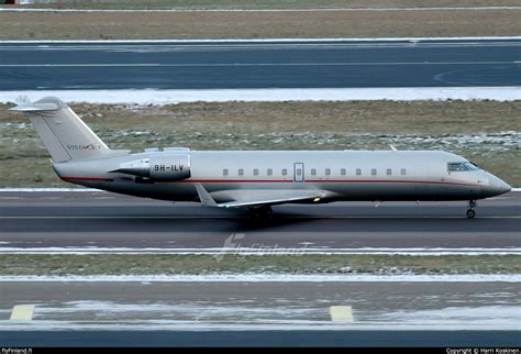 9H-ILV - Bombardier CL-600-2B19 Challenger 850 - VistaJet (02.12.2021) - FlyFinland.fi