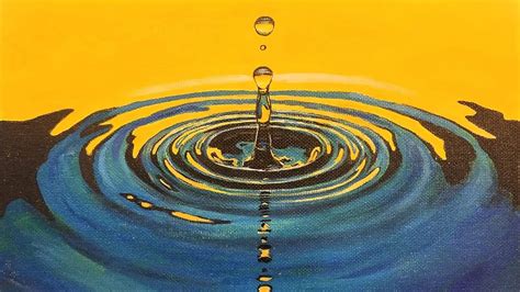 How To Draw Water Ripples Digital - I practisted about 5 drops and had ...