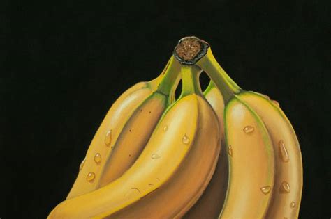 Banana Bunch Painting by Dietrich Moravec | Saatchi Art