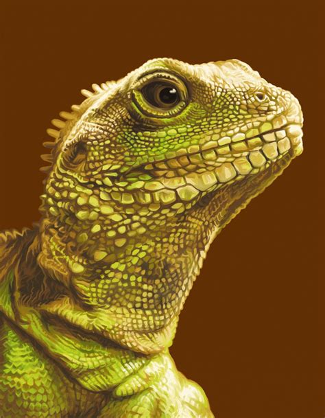 Reptile Portrait Custom Reptile Painting Pet Commission | Etsy in 2021 ...