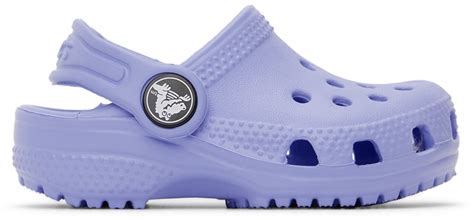 Baby Blue Classic Clogs by Crocs | SSENSE