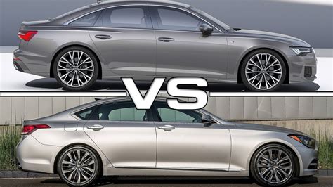 2019 Audi A6 vs 2018 Genesis G80 - YouTube