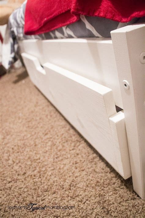 DIY Under Bed Rolling Storage Drawers Tutorial - Tips from a Typical Mom | Bed storage drawers ...