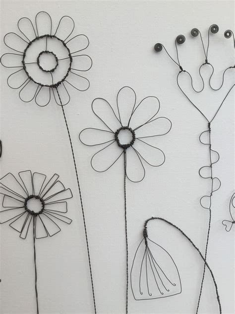 Wire Flowers, Paper Flowers, Wire Crafts, Bead Crafts, Fils D'aluminium ...