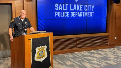 Salt Lake police chief condemns gun violence after 2 homicides, insists city is safe | KUTV