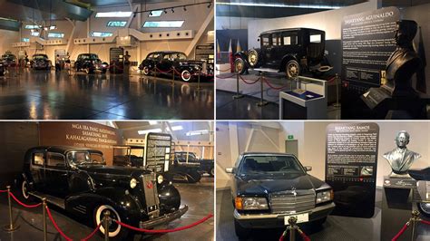 The vehicles on display at the Presidential Car Museum