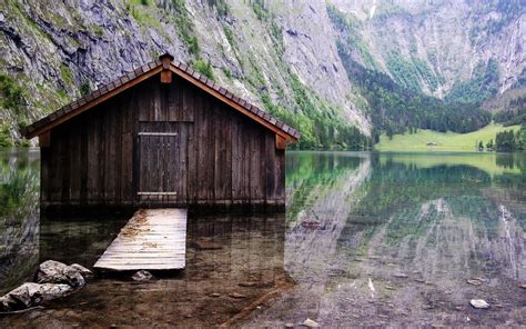 Lake Cabin Wallpaper - WallpaperSafari