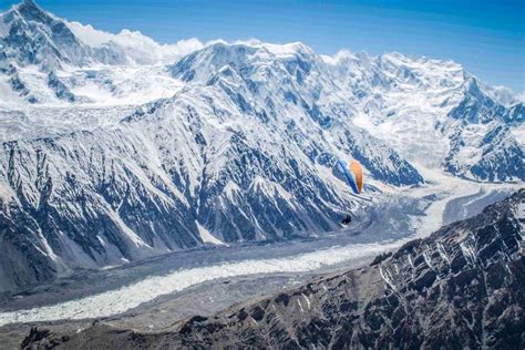 the 57 km long Batura Glacier is one of the largest and longest glaciers outside the polar ...