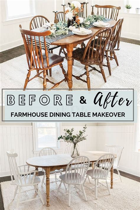 DIY Dining Room Table Makeover - Micheala Diane Designs