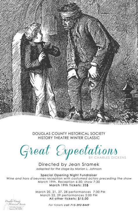 Great Expectations Poster - Douglas County Historical Society