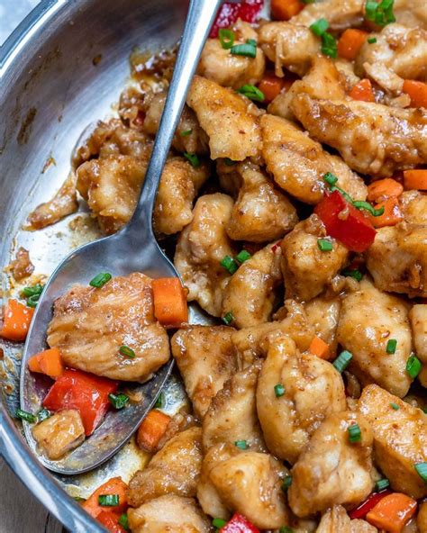 This Healthier Sweet & Spicy Chicken is Great for Clean Eating... | Recipe in 2020 | Sweet and ...