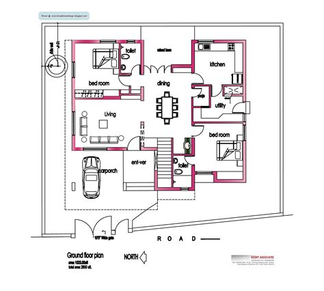 Modern house plan - 2800 Sq. Ft ~ Kerala House Design Idea