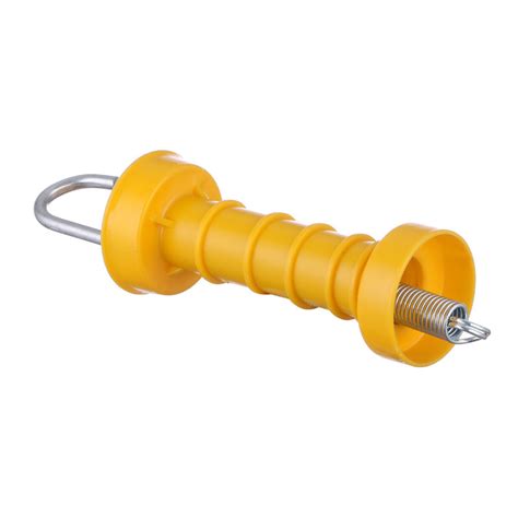 Insulated Fence Handle Electric Fence Gate Handle Yellow Color with Plastic Handle and ...