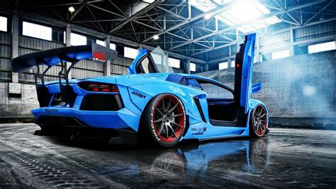 Lamborghini 4k Wallpaper Blue