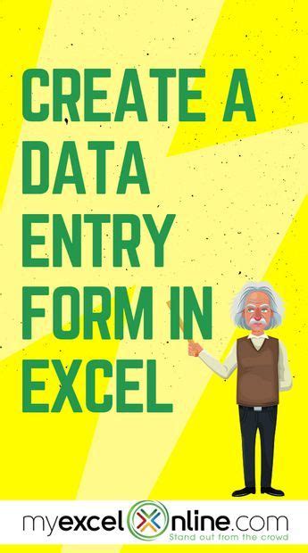 Create form in excel for data entry myexcelonline – Artofit