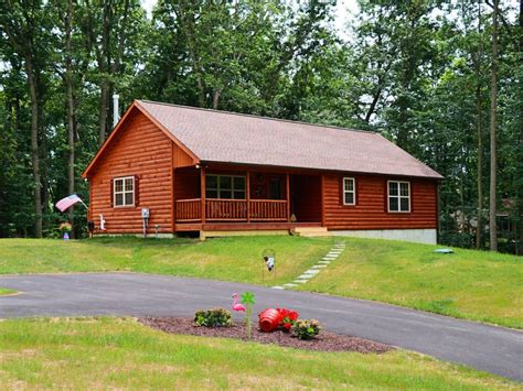 Frontier Cabins For Sale | Single Story Log Homes