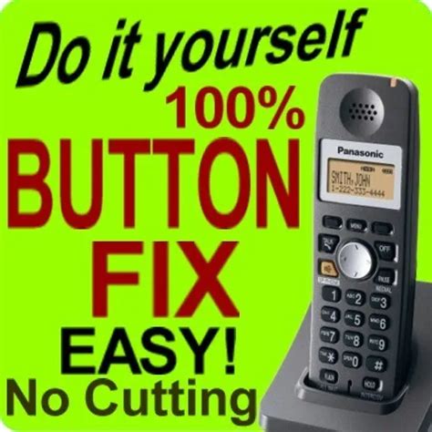 PANASONIC CORDLESS PHONE Keypad Button Fix KX-TGA300B KX-TGA300S KX-TGA600B $6.95 - PicClick