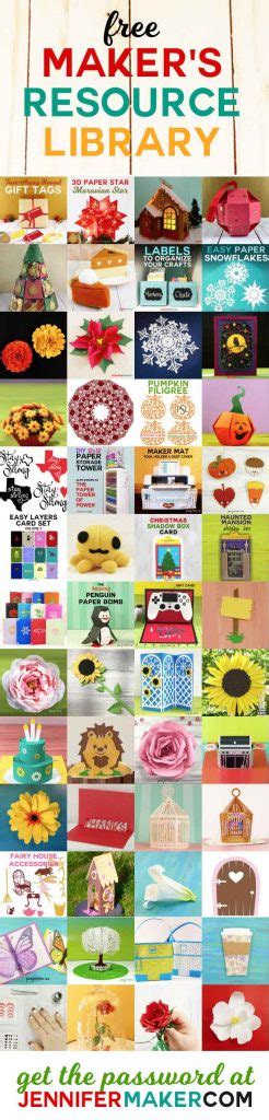 JenniferMaker DIY & Craft Printables Resource Library - Jennifer Maker