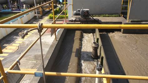 Activated sludge wastewater treatment plant - YouTube