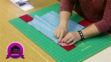 Sew Easy: Mitered Corners for Continuous Designs - YouTube