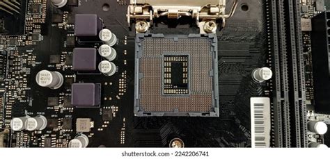 Computer Motherboard Socket 1151 Lga Socket Stock Photo 2242206741 ...