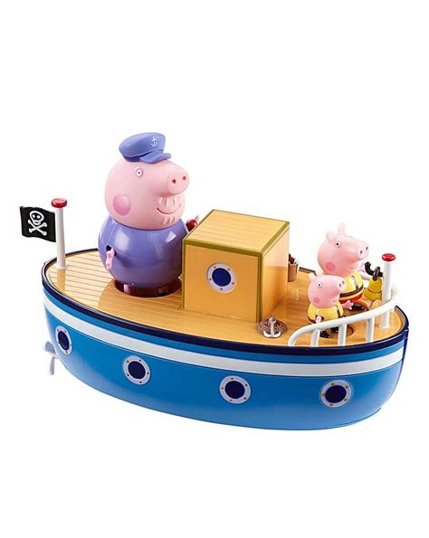 Peppa Pig Bathtime Boat | Grandpa pig, Peppa pig, Toy sets