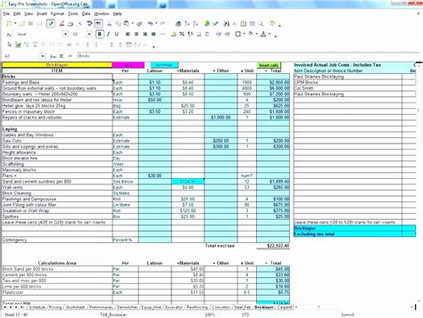 Construction Quotation Format In Excel ~ Excel Templates