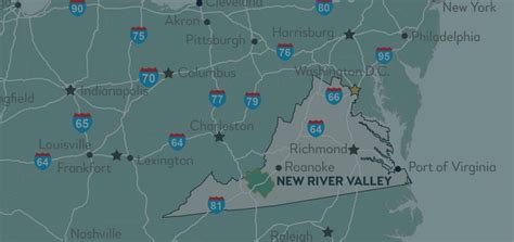 Map Header | Virginia's New River Valley